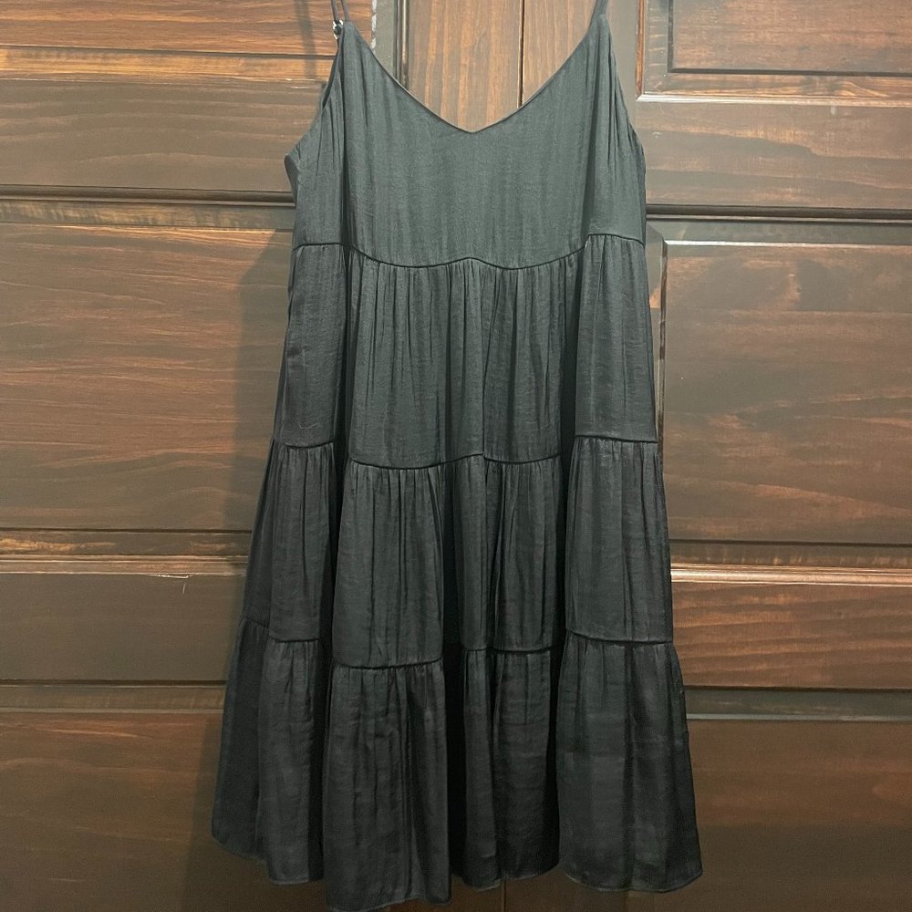 KLD Satin Tiered Cami Dress